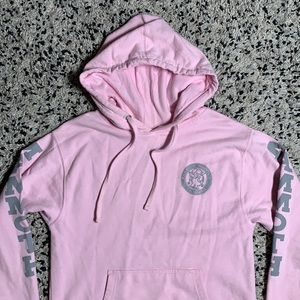Mammoth Mountain Pink Pullover Hoodie Size Small